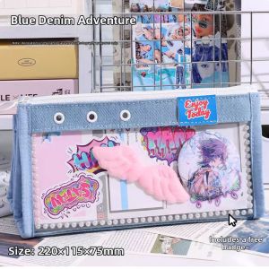 Multifunctional Transparent Anime Pencil Case