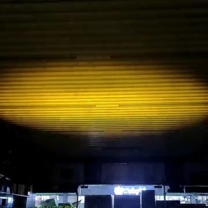 2PCS Motorcycle Mini Driving Light V6 4wires White and Yellow LED 12V Hi/Lo White+Yellow Spotlight