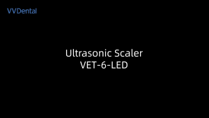VVDental Dental Ultrasonic Scaler Machine for Remove Dental Plaque And Calculus Oral Care Equipment With 5pcs Tips Teeth Whitening Supplies VET-6 Compatible with Woodpecker/EMS