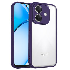 Ốp Lưng Silicon Chống Sốc EUCAGR Cho Oppo A3X 4G Clear Matte Back Cover Vỏ Điện Thoại Cứng Thiết Kế Đệm Khí Chống Trầy Xước