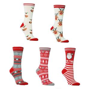 Christmas Socks Long Christmas Stockings Childrens Sports Yoga Fitness Fans Goods Badminton Specialty Socks Hot Selling