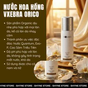 Toner Vxebra Orico - Loại Bỏ Dầu Thừa Giữ pH - Da Dầu Da Hỗn Hợp 120ml
