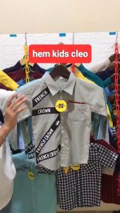 356 Hem Kids Kemeja Anak Laki-Laki Usia 5-12 Tahun