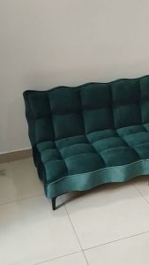 Sofa bed gấp lên xuống sofa thông minh mở thành giường bọc nhung siêu sang kt 180x120 - bh 12 tháng