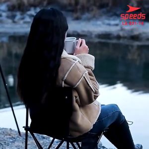 SPEEDS Kursi Lipat Outdoor Kursi Piknik Portable Foldable Camping Chair 031-14 COKELAT