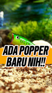 RIPTIDE VEINS UMPAN POPPING MINI POPPER BERAT 13 GRAM PANJANG 7 CM