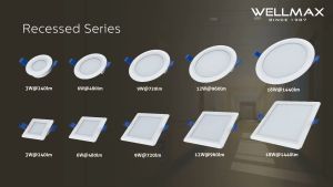 WELLMAX - Samsung LED Downlight 6W/9W/12W/18W 3000K 4000K 6500K Recessed downlight /Surface Panel Light/Ceiling Light