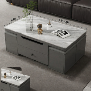 OLEPA | Multi-function Creative Lifting Folding Moveable Easy-install Table  Tea Table/Dining Table