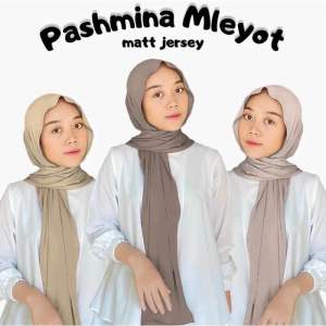 PASHMINA JERSEY MLEYOT / PASHMINA KAOS JERSEY PREMIUM BEST SELLER