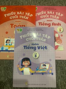 com bo phiếu học tập toán- tiếng việt - tiếng anh lớp 3