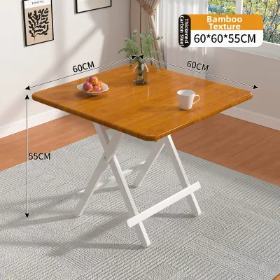 FWTDF | Foldable Portable Square Table Home Use