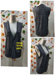 atasan rompi grey