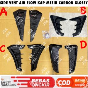 Side Air Flow Scoop Carbon Mobil Univesal Avanza Xenia Calya Kijang Brv Mobilio Sigra Veloz Xpander Innova Fortuner Pajero .