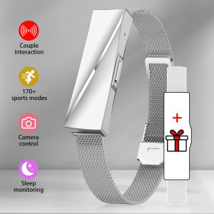 LIGE For Android IOS New Smart Bracelet Women Smartwatch Men Heart Rate Monitoring Waterproof 100+ Sports Wristwatch Ladies Gift