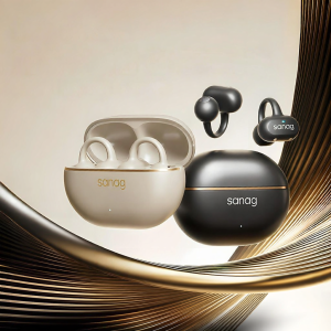 sanag | Bluetooth Earphones Clip-on Wireless Air Bone Conduction Open-Ear