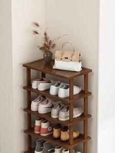 ชั้นวางรองเท้า ทำจากไม้ไผ่แท้ ไม่ต้องใช้น็อตในการประกอบ ประหยัดพื้นที่ ดีไซต์สวย ทนทาน รับน้ำหนักได้เยอะ Like Thai