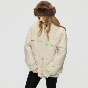 Turn Signal | Fashionable Short Quilted Parka Winter Coat