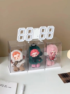 กล่องโชว์โมเดล ฟิกเกอร์ Blind Box โปร่งใส กล่องโมเดล กล่องตุ๊กตา ขนาดกะทัดรัด การแสดงโมเดล วางซ้อนกันได้