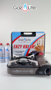 Gaz Lite Choco Eazy Kalan (Portable LPG Stove) + 2 Gaz Lite Mate 230g LPG Cylinders