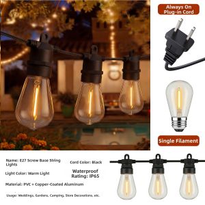 BEAUTY IN THE LIGHT | Waterproof LED Outdoor Light Bulb Camping Garden Decoration