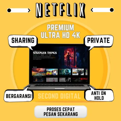NETFLIX PREMIUM ULTRA HD 4K FULL GARANSI ANTI ON HOLD & LEGAL