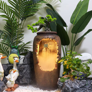 โมเดลตกแต่งสวนแบบสมมติ กระป๋องดินเผาแบบสมมติ ตกแต่งสวนด้านนอก กระโดดกระโดด ตกแต่งพื้นที่รับแขก ตกแต่งสวนกลางแจ้ง