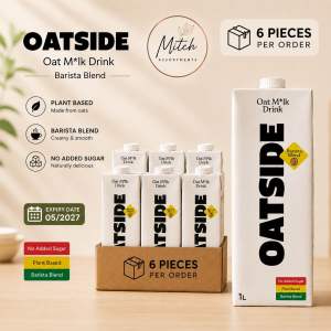 Oatside Milk Drink Barista Blend 1L (1 Case or 6 pieces per order)New Stocks coming THailand Variant