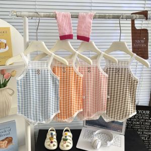 Sonkpuel | Baby Boy Infant Summer Sleeveless Bodysuit Camisole Romper Thin Outwear Crawling Jumpsuit