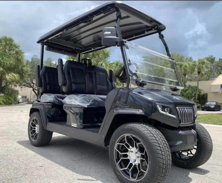 2023 Evolution D5 Maverick Lithium lon 4 Pass Golf Cart LSV, Black ...