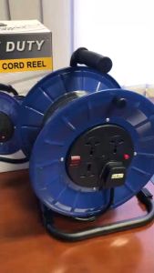 LMX (100% Copper) 4 Gang Heavy Duty Extension (20M 30M) Multi Universal Socket Reel Safety Thermal Industrial Extension