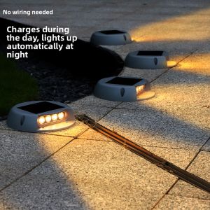 Solar Waterproof Outdoor Step Lights Circular