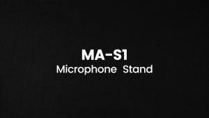 PHENYX PRO MA-S1 Microphone Stand with Large Tray Ideal for Live Streaming Recording Speeches