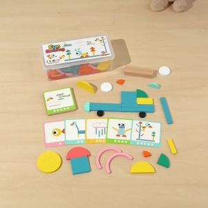 Childrens Jigsaw Puzzle Geometric Shape Puzzle Enlightenment Building Blocks Kindergarten Puzzle Early Education Shape Toys