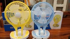 (MIỄN SHIP TOÀN QUỐC) Quạt tích điện kèm đèn led siêu sáng Quạt sạc tích điện mini fan siêu mát Quạt tích điện mini MẪU MỚI 2024
