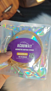 6Pcs/Set Acoustic Guitar String Set Brass String For Guitar80/20 Brass Extra Light Guitar Strings Bright Tone
