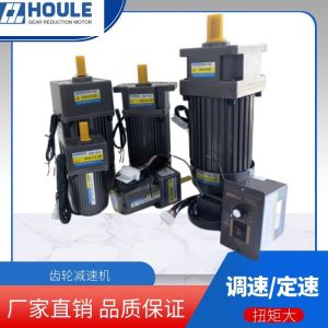 Houle Haoli Motor Reduction Motor 220V Small Single-Phase Speed Motor Gear Reduction Motor Transmission
