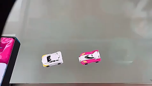 2 in 1 Unicorn Deformation Car Magnetic Collision Transform Car Mainan Budak Lelaki Robot Kereta