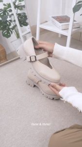 THREE & THREE - Sepatu Casual Slip On Sneaker Loafer Wanita CL200