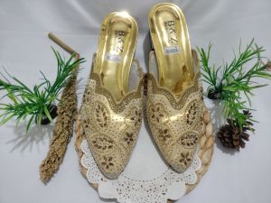 sandal hells wanita pesta kondangan Sandal Lebaran mewah Bp-02(size 37s/d42 sandal pengantin