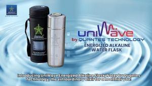 Flask Air Detoks Uniwave – Lawan Asid Naikkan Tenaga Solusi harian untuk detoks & pH seimbang Drinking Bottles
