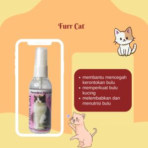 FURR CAT TONIC 60ML TONIC PENUMBUH BULU MENCEGAH KERONTOKAN KUCING