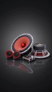 ZUIDID | Car Audio Speaker Set 6.5 Inches Car Front Door Speaker Set Modification 12V Aluminum Cone Frame
