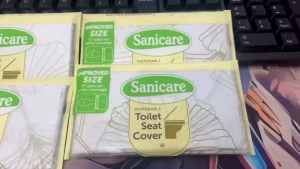 Sanicare Toilet Seat Cover 10pcs (Pack of 2)