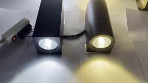GU10 Simple Modern Wall Light For Garden Patio 5W 10W Waterproof Outdoor LED Wall Lamp Double Head Lighting Aluminum AC110V 220V
