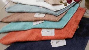 Hand Towel | Lap Tangan Handuk Terry Palmar Premium | Lap Tangan Gantung Warna Motif Bordir Murah Terbaru