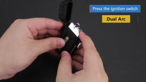 PRADO Malaysia Outdoor Waterproof USB Rechargeable Plasma Lighter Electric Arc Lighter Windproof Camping Survival Lighter Portable Flameless USB Lighter Pemetik Api USB 打火機防風