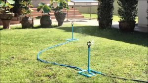 สปริงเกอร์สำเร็จรูปพร้อมใช้( รุ่นพ่วง 2 ตัว) หัวใบพัดแสตนเลส จำนวน 1 เซต(มี2ตัว)ไม่รวมสายยางค่ะ