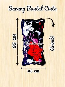 BIG SALE Sarung Bantal Cinta Renda Motif Bunga Terlaris Bahan Polymicro Katun Lembut Tidak Luntur 3D