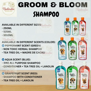 Papi Groom & Bloom Shampoo and Conditioner for Dogs and Cats 250ML/525ML/1010ML