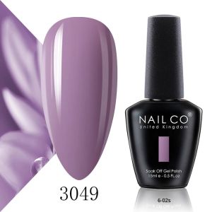 NAILCO 15ml สีชมพูสีฟ้าสีม่วงสีเล็บเจล Polish Soak Off UV LED เล็บ Lacquer เคลือบเจลกึ่งถาวรสําหรับ DIY เล็บ Art